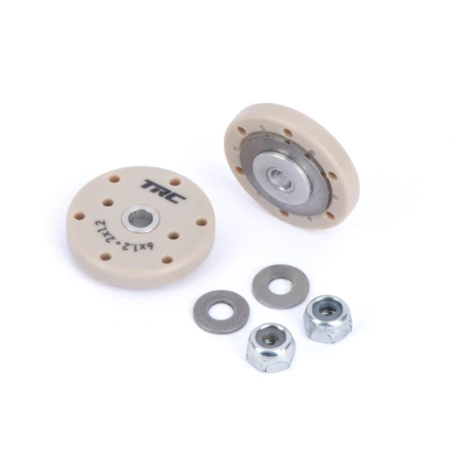 TRC Valve shock pistons 6x1.2 + 2x1.2 Flat (OD 15.90mm/ID 2.8mm/H. 2.5mm) - QTY 2