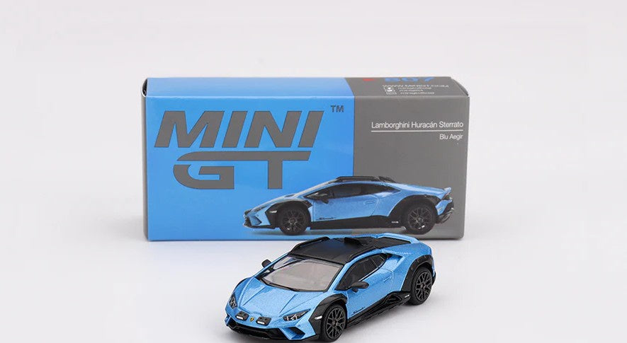 MiniGT 1:64 Lamborghini Huracan Sterrato Blu Aegir