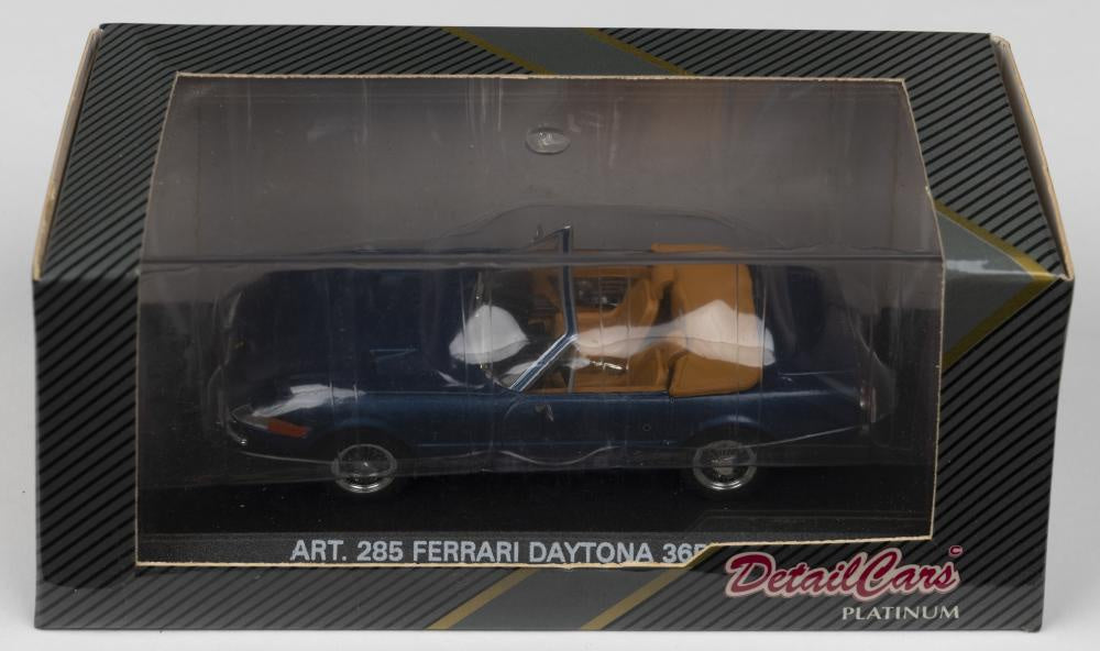 *Pre-Owned* Detail Cars 1:43 Blue Ferrari Daytona 365 '71 Spider
