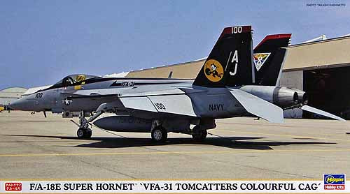 *Clearance, Resin Extra* Hasegawa 1:72 F/A-18E 'VFA-31 Tomcatters' (LW)