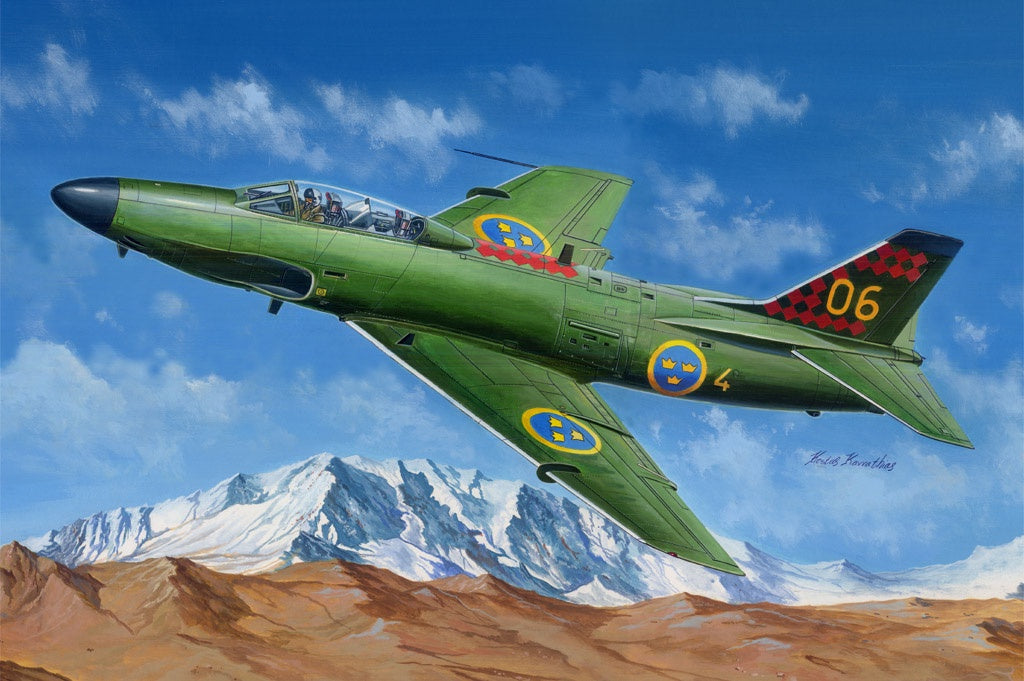Hobbyboss 1:48 Saab J-32B/E Lansen