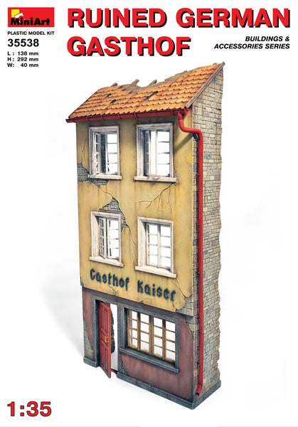 *Unsealed* Miniart 1:35 Ruined German Gasthof