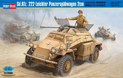 Hobbyboss 1:35 Sd.Kfz.222 Leichter Panzerspahwagen 2cm (LW)
