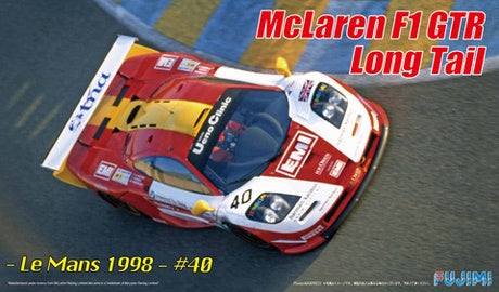 *Aged Decals* Fujimi 1:24 McLaren F1 GTR Long Tail Le Mans '98 (LW)