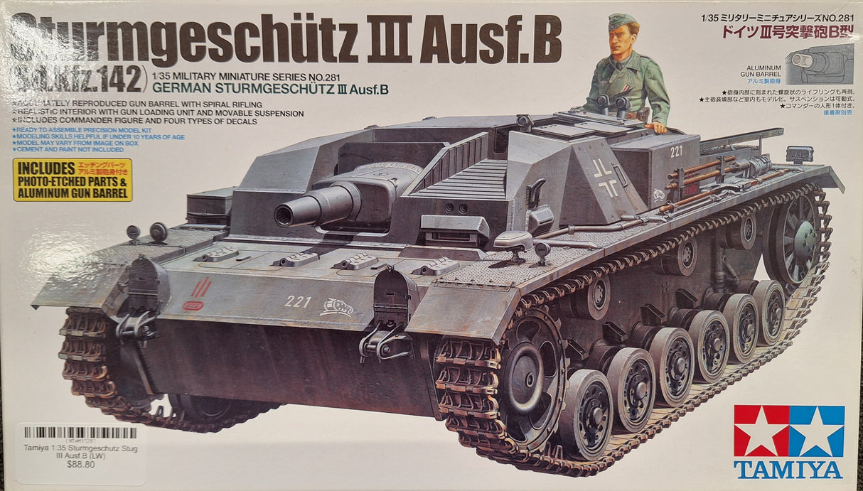 *Clearance* Tamiya 1:35 Sturmgeschutz Stug III Ausf.B (LW)