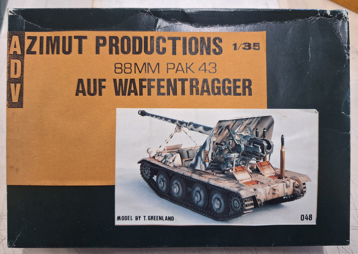 ADV Azimut 1:35 PaK 43 Auf Waffenträger Full Resin Kit