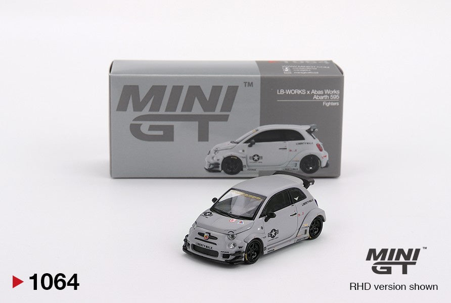 MiniGT 1:64 Abarth 595 LB-WORKS x Abas Works Fighters