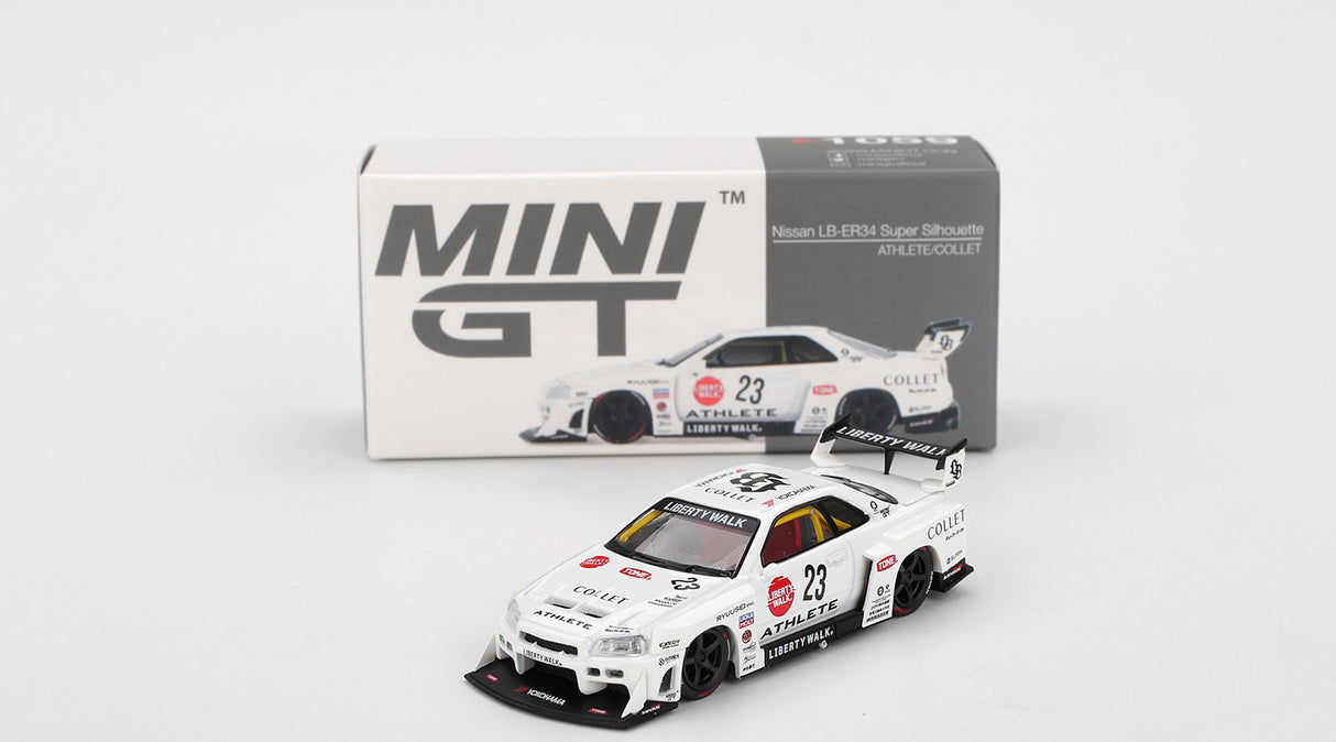 MiniGT 1:64 Nissan LB-ER34 Super Silhouette ATHLETE/COLLET