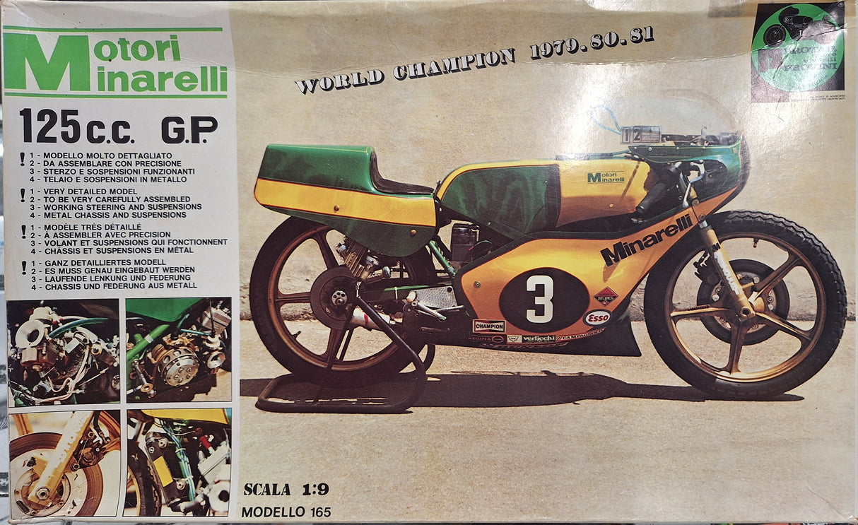 *Vintage, Unsealed, Aged Decals* Protar 1:9 MM 125c.c. GP (LW)