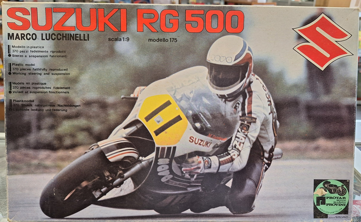 *Vintage, Unsealed, Aged Decals* Protar 1:9 Suzuki RG 500 (LW)