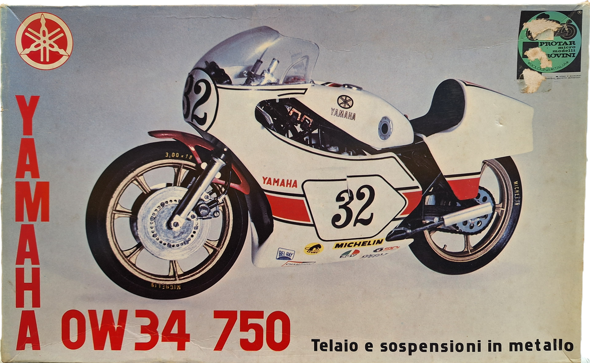 *Vintage, Aged Decals* Protar 1:9 Yamaha OW34 750 (LW)