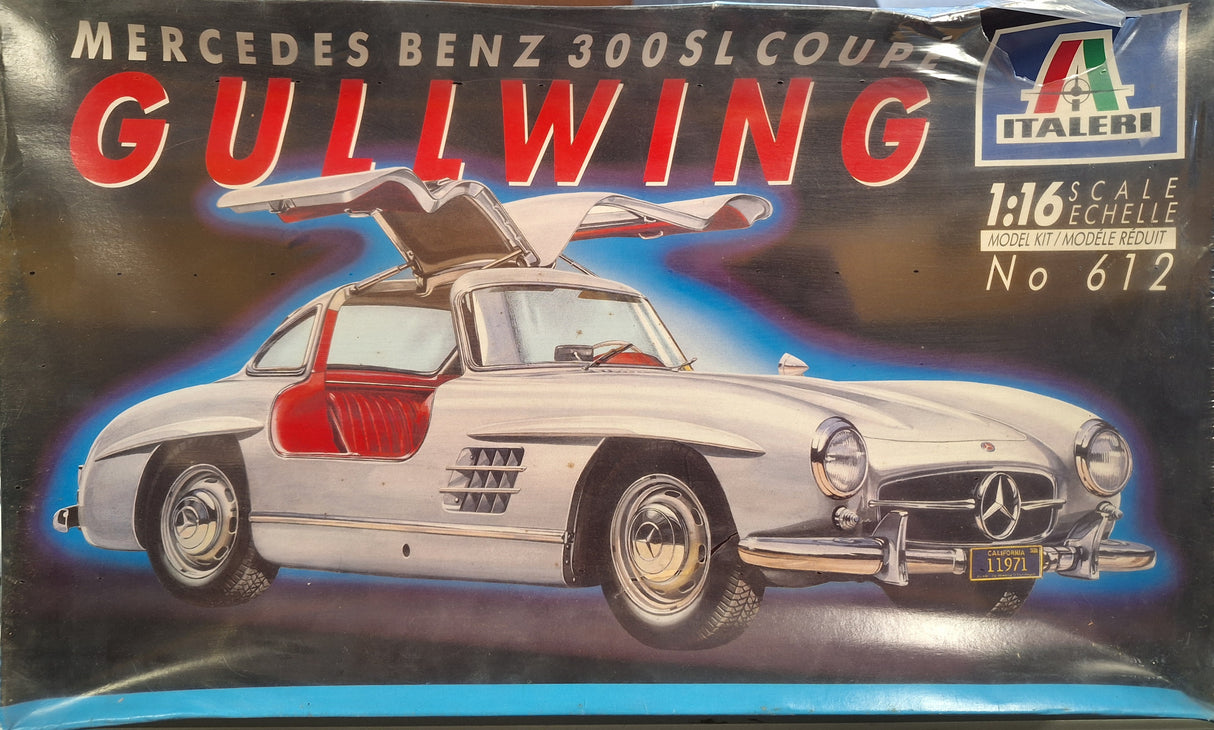 *Vintage, Sealed* Italeri 1:16 Mercedes Benz 300SL Coupe
