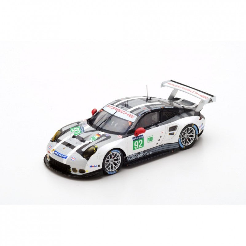 "Pre owned" Spark 1:43 Porsche 911 RSR Porsche Motorsport Le Mans 2016