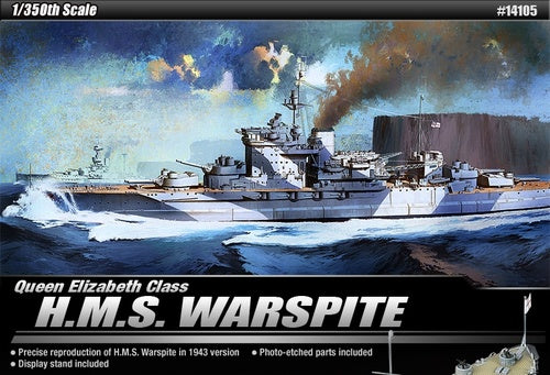 Academy 1:350 HMS Warspite Queen Elizabeth Class