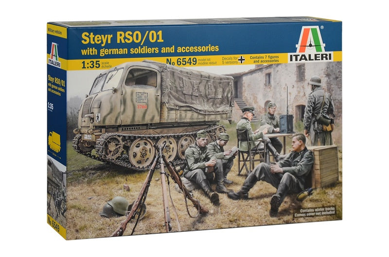 Italeri 1:35 Steyr RSO/01 w/German Soldiers & Accessories