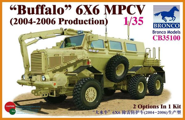 Bronco 1:35 Buffalo 6X6 MPCV 2004-2006 Prod. (LW)