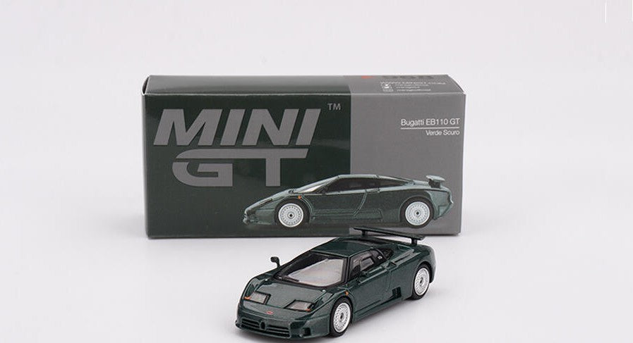 MiniGT 1:64 Bugatti EB110 GT Verde Scuro
