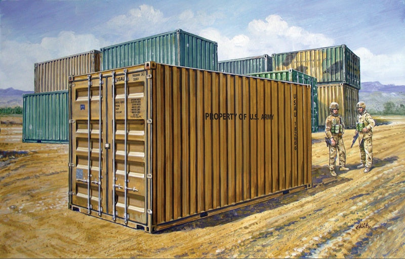 Italeri 1:35 20' Military Shipping Container