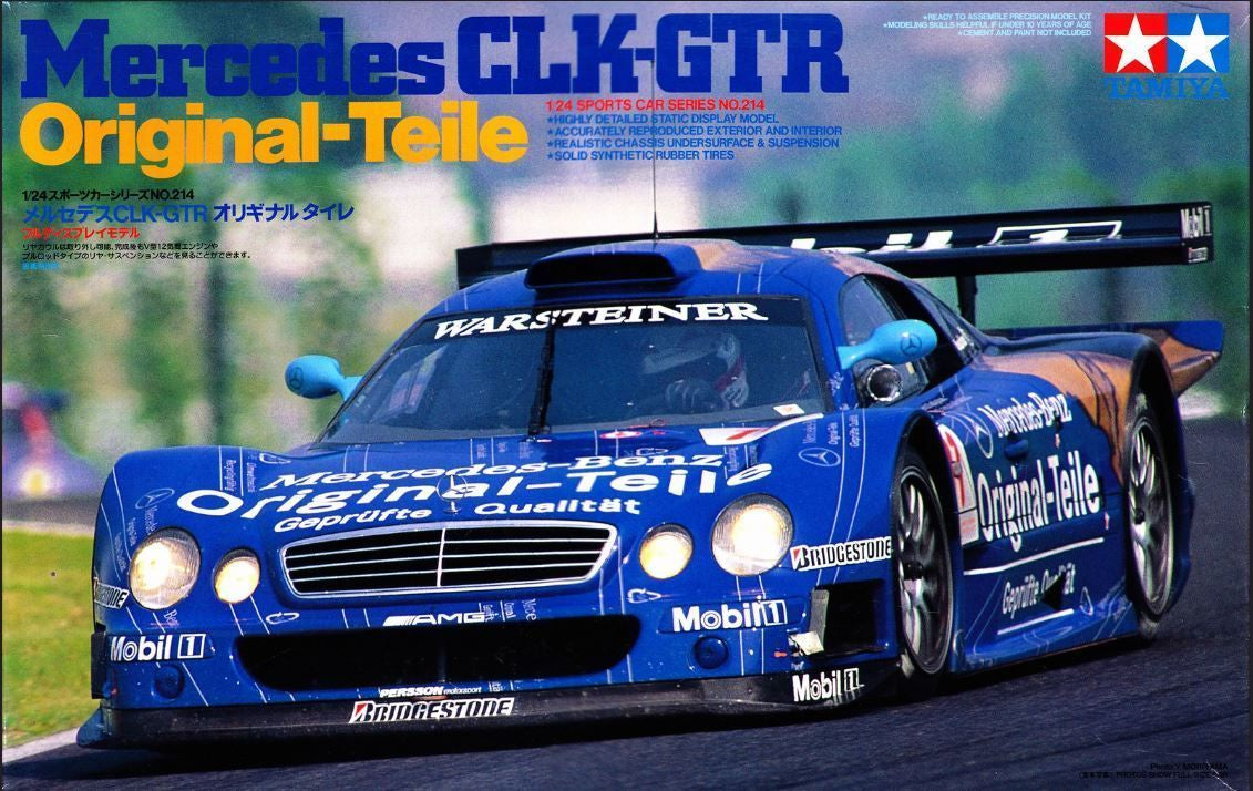 *Aged Decals, Extras* Tamiya 1:24 Mercedes CLK-GTR (LW)