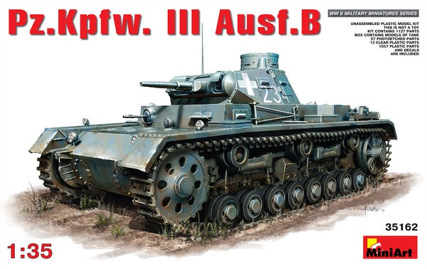 *Aged Decals* Miniart 1:35 Pz.Kpfw. III Ausf.B (LW)