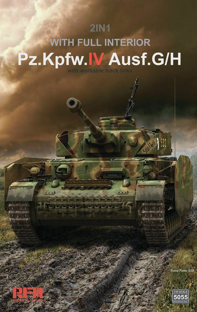 RFM 1:35 Panzer IV Ausf.G/H w/Workable Tracks & Interior