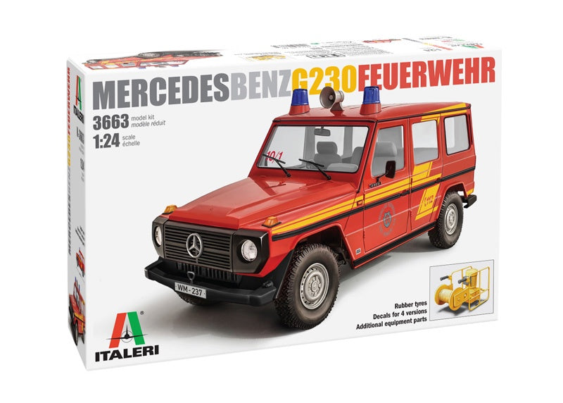 Italeri 1:24 Mercedes Benz G230 Feuerwehr