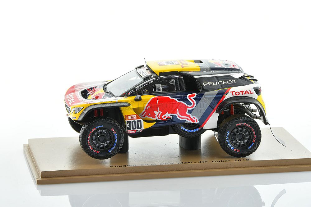 Spark 1:43 2018 Peugeot 3008 DKR Maxi #300 4th Rally Dakar