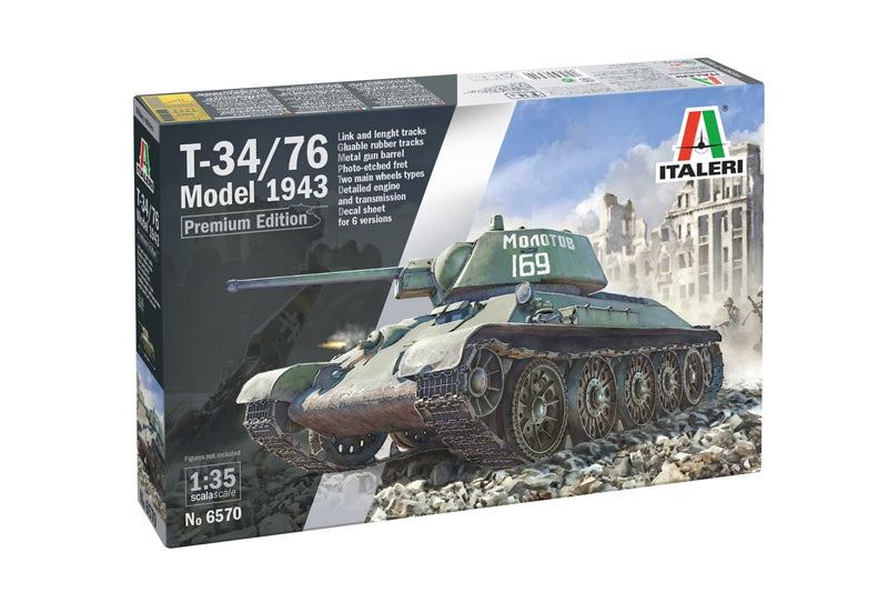 Italeri 1:35 T-34/76 Model 1943 Early Version Premium Edition