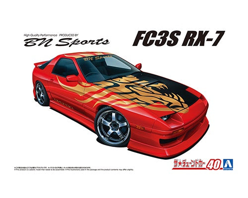 Aoshima 1/24 BNSPORTS FC3S RX-7 '89 (MAZDA)