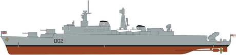 Airfix 1:600 HMS Devonshire