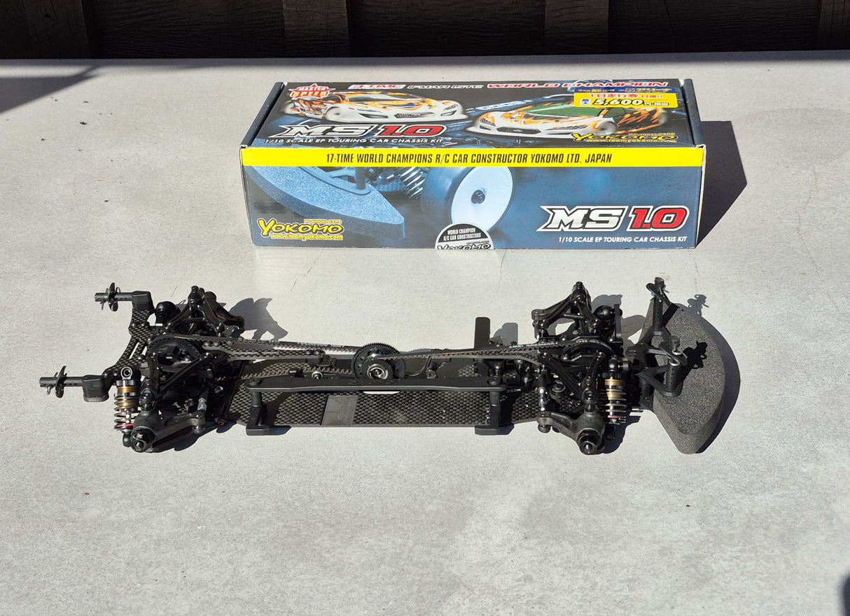 USED YOKOMO 1/10 COMPETITION EP TOURING CAR KIT MASTER SPEED MS1.0 GRAPHITE