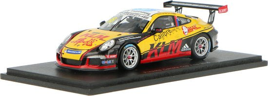 "Pre owned" Spark 1:43 Porsche Carrera Cup 2015 Chris Van Der Drift