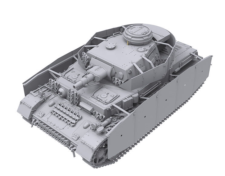 Border 1:35 Pz.Kpfw.IV Ausf.F1 Vorpanzer & Schurzen