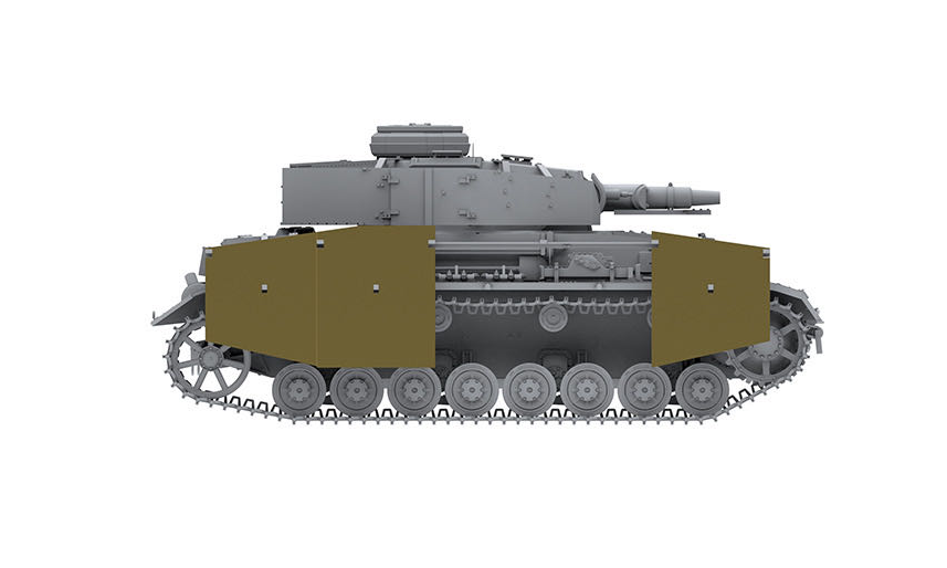 Border 1:35 Pz.Kpfw.IV Ausf.F1 Vorpanzer & Schurzen