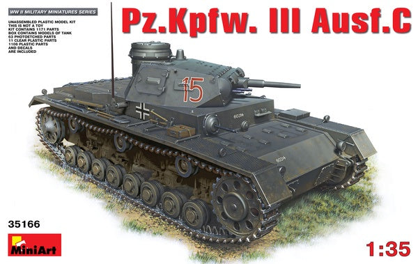 Miniart 1:35 Pz.Kpfw. III Ausf.C (LW)