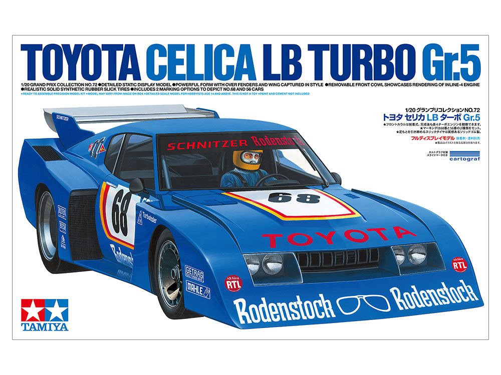 Tamiya 1:20 Toyota Celica LB Turbo Gr.5