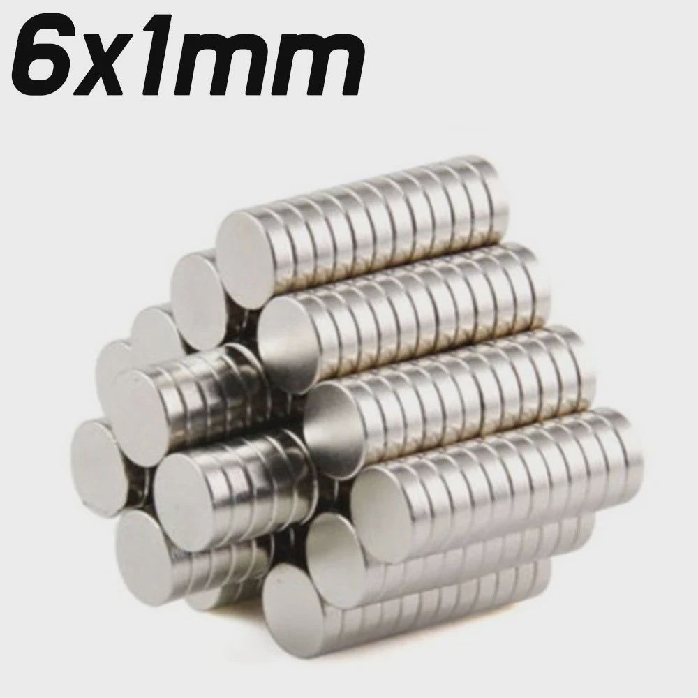 Neodymium Magnet 6mm x 1mm 10PCS