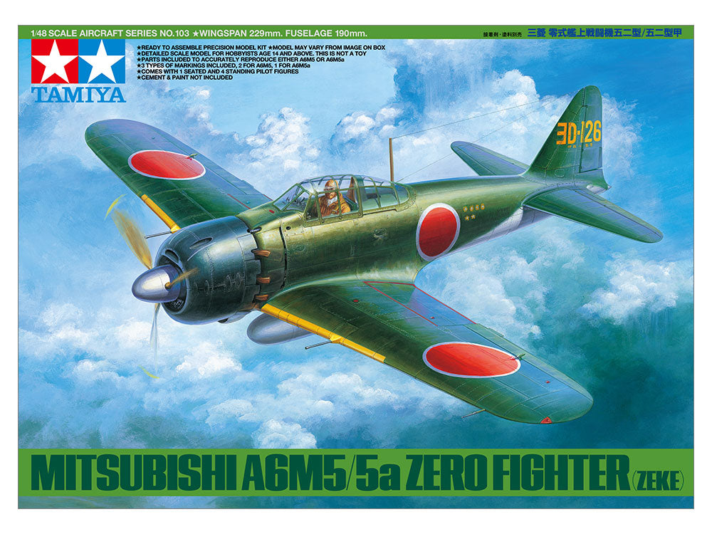 Tamiya 1:48 A6M5 5/A Zero (Zeke)