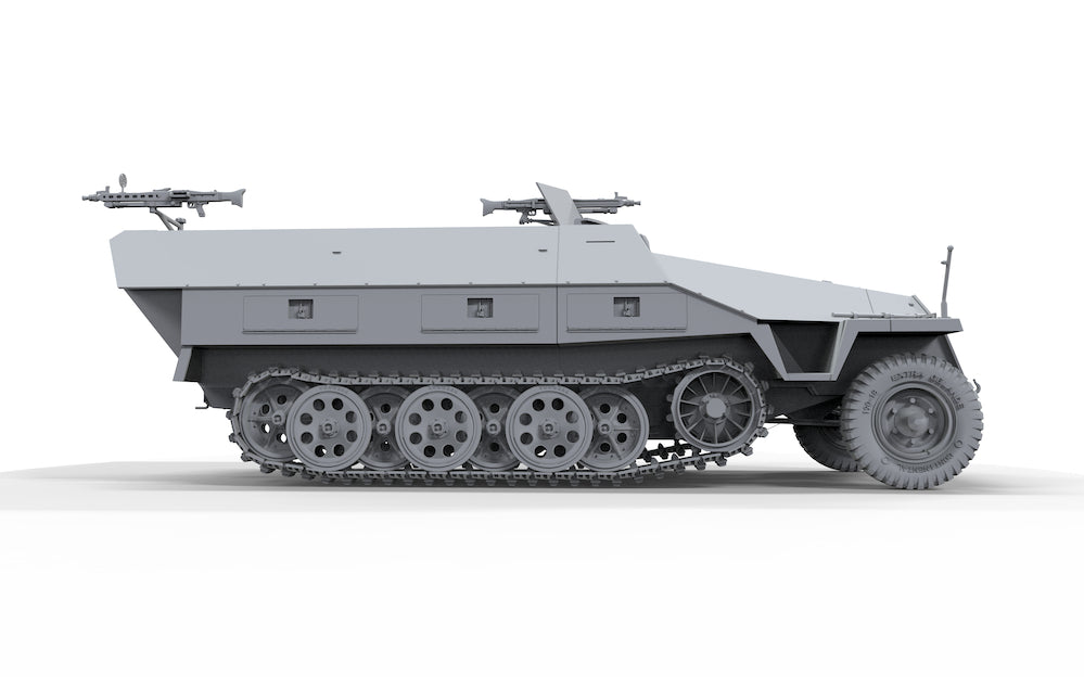 Border 1:35 Sd.Kfz.251/1 Ausf.D w/Workable Tracks & Interiors