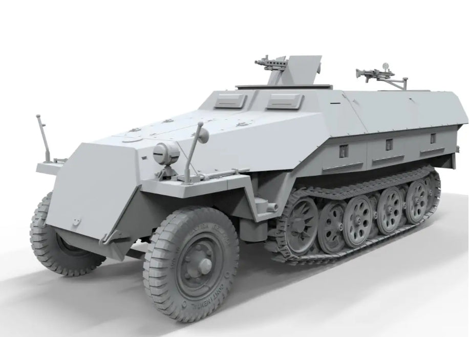 Border 1:35 Sd.Kfz.251/1 Ausf.D w/Workable Tracks & Interiors