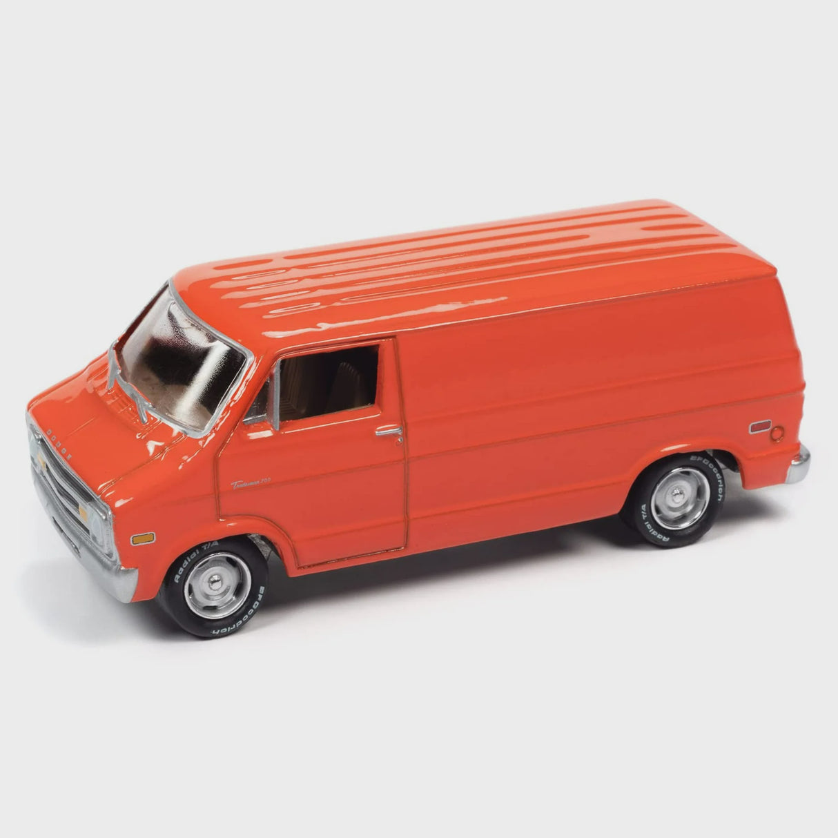 JL 1:64 1976 Dodge Tradesman Van Orange