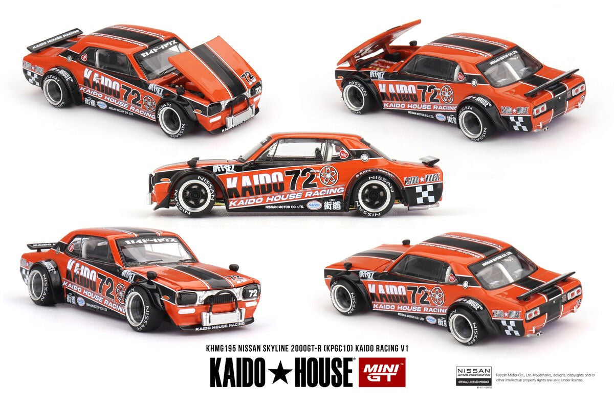 MiniGT 1:64 Nissan Skyline 2000 GT-R (KPGC10) - Kaido Racing V1