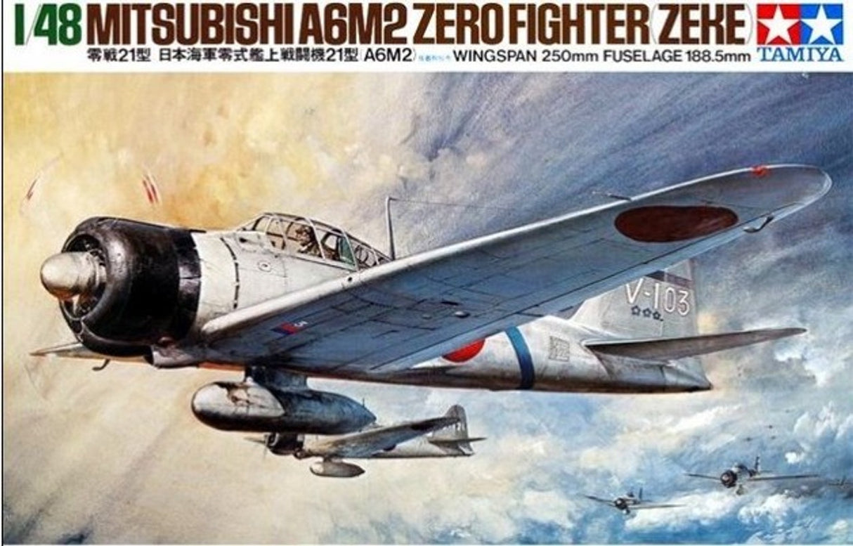 Tamiya  1/48 Mitsubishi . A6M2 Zero Fighter