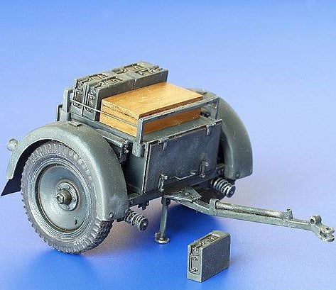 Plus Model 1:35 Ammu. Trolley Sd.Anh.33 for Nebelwerfer Resin Kit