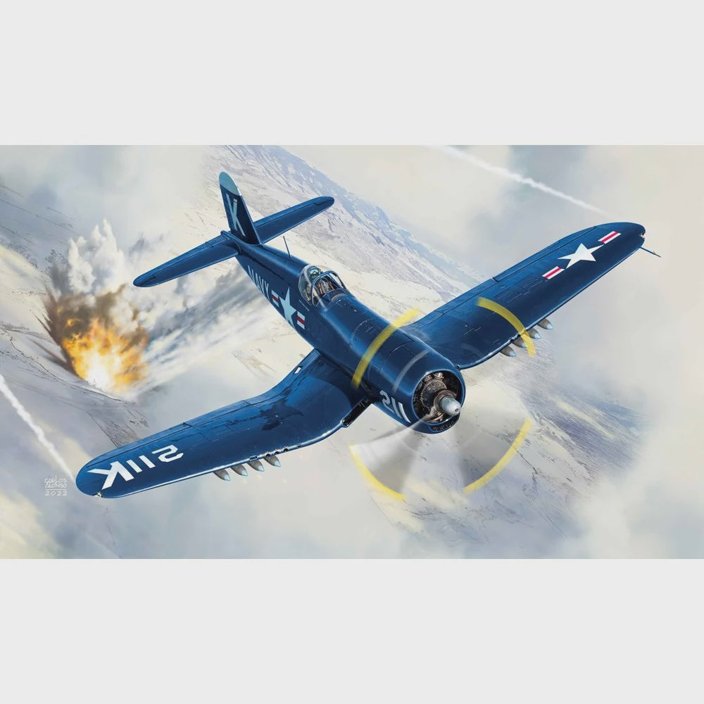 Academy 1:48 USN F4U-4 Corsair "Battle of Jangjin Reservoir"