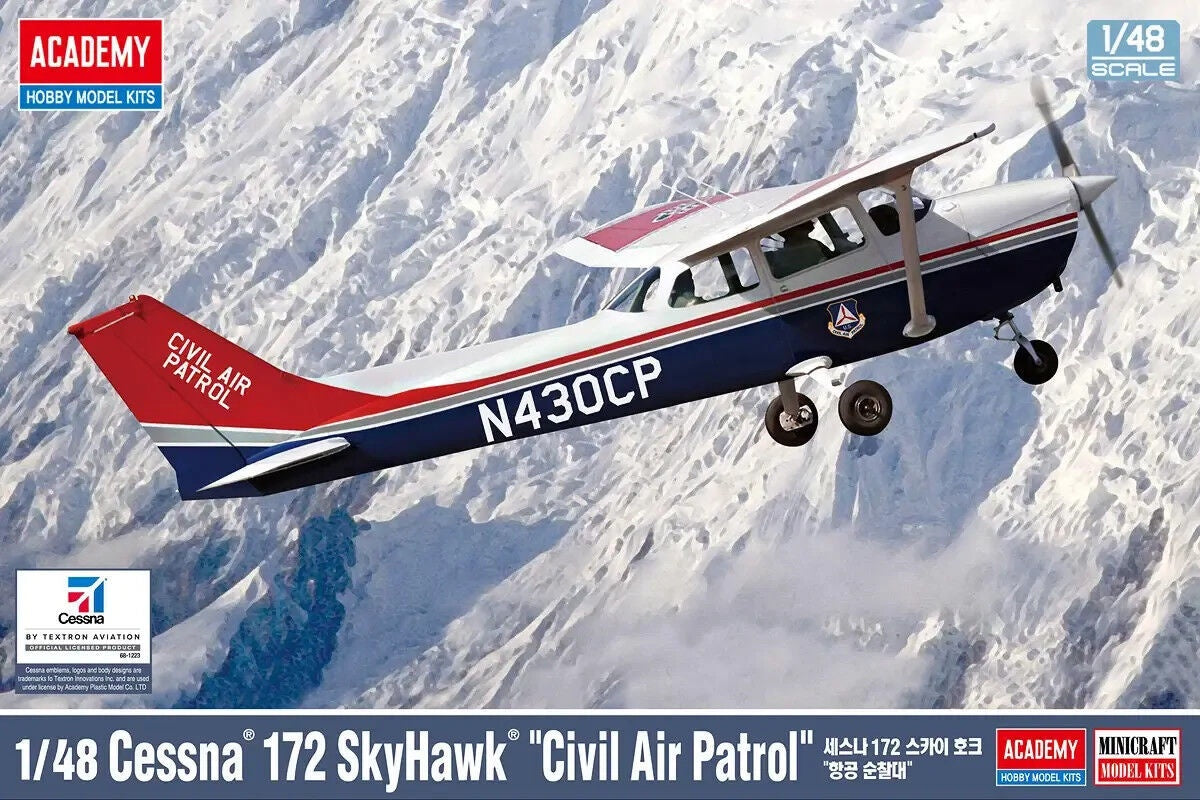 Academy 1:48 Cessna 172 Skyhawk "Civil Air Patrol"