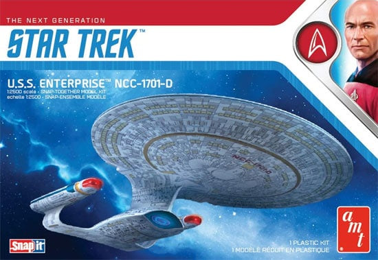AMT 1:2500 Star Trek USS Enterprise-D (SNAP KIT)