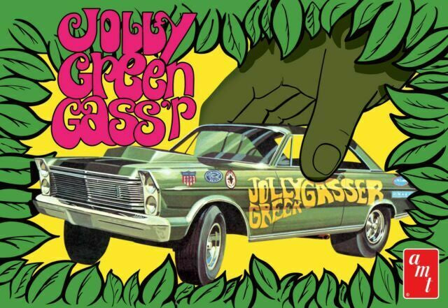 AMT 1965 FORD GALAXIE "JOLLY GREEN GASSER" 1:25 SCALE MODEL KIT