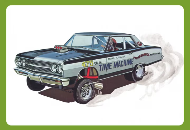 AMT 1:25 '65 Chevy Chevelle AWB "Time Machine"