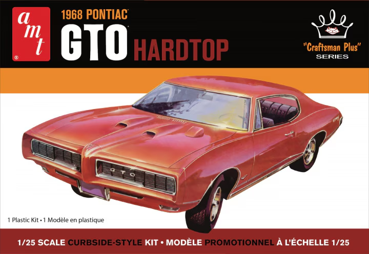 AMT 1:25 '68 Pontiac GTO Hardtop
